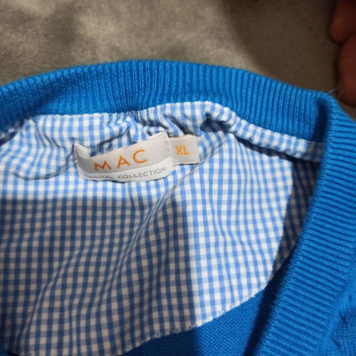 Mac men's sweater like new, blue, size L