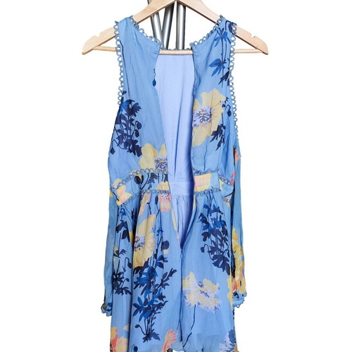 Oasis floral mini dress new, size M, turquoise multicolor