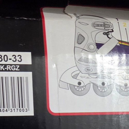 Inline Nijdam skates used, size 30-33