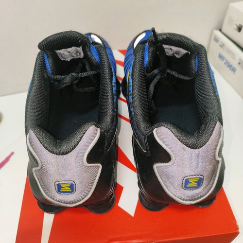 Nike Shox TL like new, size 45, blue and yellow