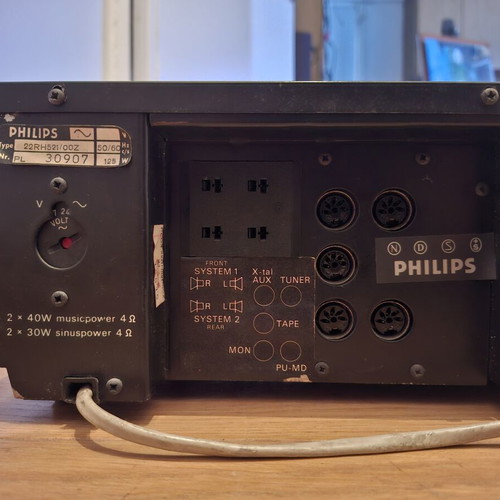 Philips RH-521 vintage stereo amplifier used