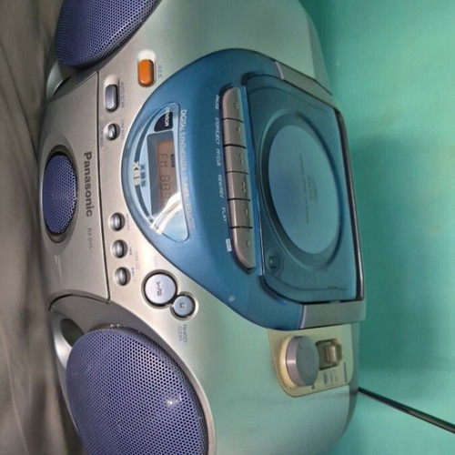 Panasonic Boombox RX-D15 CD Cassette Radio used, vintage portable stereo