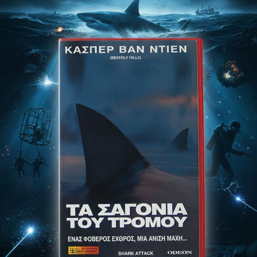 Τα Σαγόνια του Τρόμου VHS σαν καινούργιο, δράσης θρίλερ cult