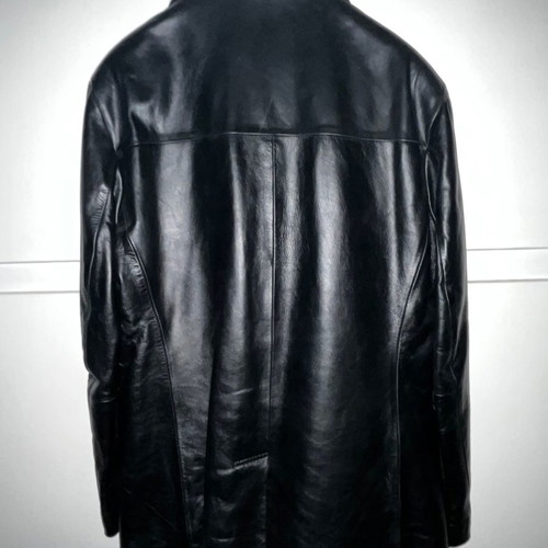 Spike Jones 100% leather jacket XL used, black