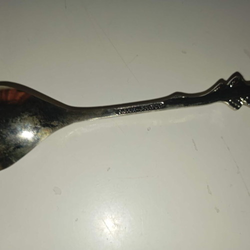 Vintage set of 5 silver-plated rose forks