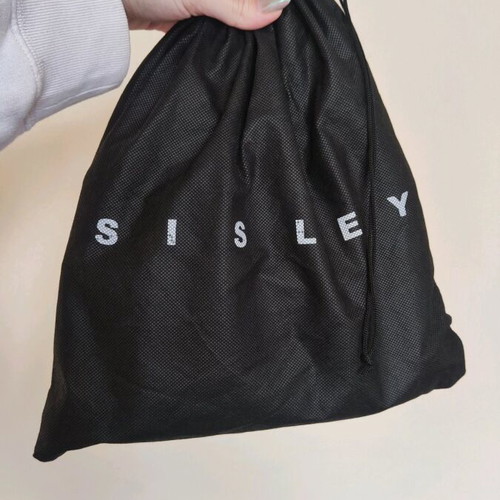 Sisley small crossbody bag like new, black faux leather