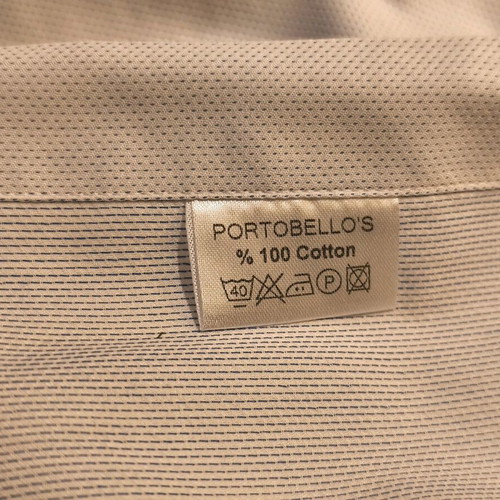Portobello's shirts blue regular fit L used, pack of 2