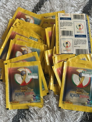 Fifa 2002 World Cup Panini stickers pack of 25 new