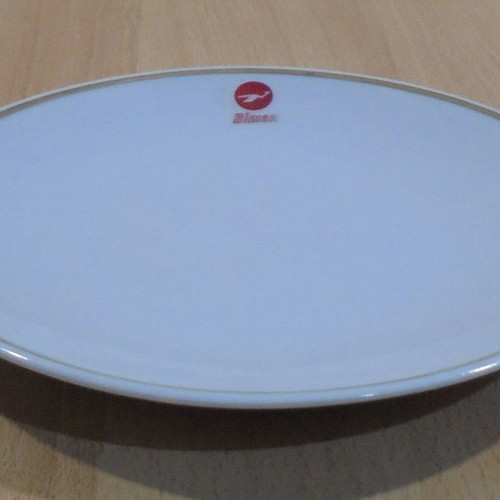Biman Bangladesh Airlines old promotional ceramic plate used
