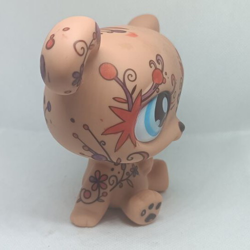 Littlest Pet Shop Jumbo Brown Bear figure used, collectible Hasbro toy