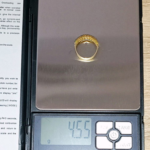 Gold ring 585, 14 K, 4.55 g.