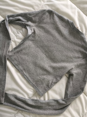 Crop top Karavan like new, gray, small/medium