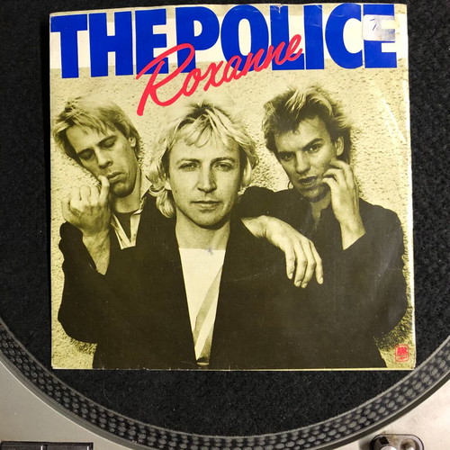 The Police Roxanne 7" Blue Vinyl single like new, rock
