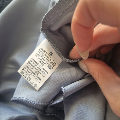 Primark satin pajama set new, gray and blue
