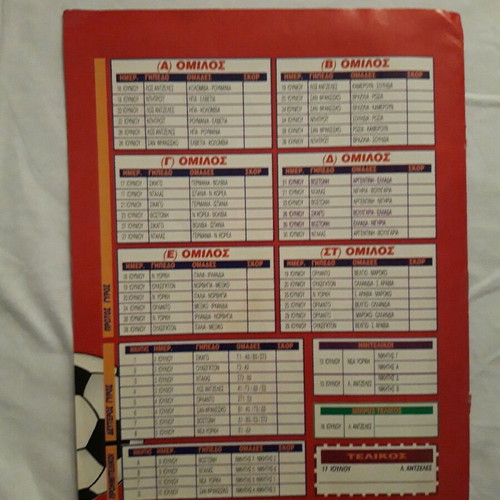 Collectible insert tribute World Cup 1994 like new
