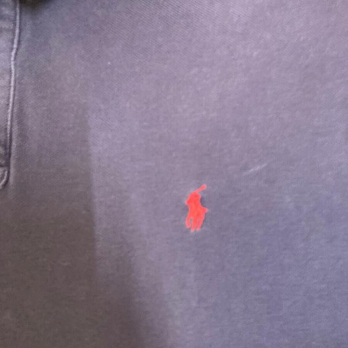 Ralph Lauren Polo shirt XL navy with red pony logo