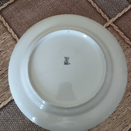 Hungaricum Kalocsa Pattern Porcelain Decorative Plate like new