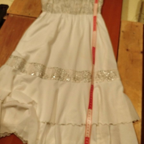 Vintage dress 1983 size 38-40 with elastic waist like new