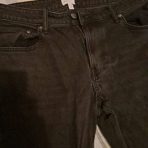 H&M unisex black jeans like new size M