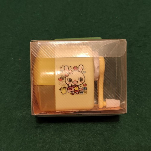 Children's Manual Desk Pencil Sharpener with Crank, Yellow