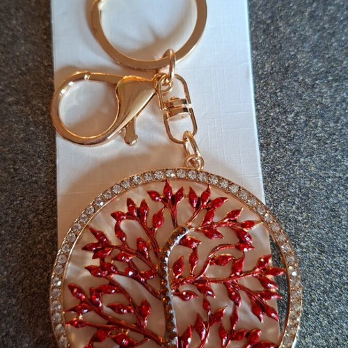 Metal tree keychain new