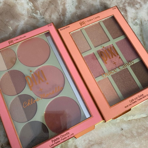 Pixi Beauty set with 2 new eyeshadow and blush palettes