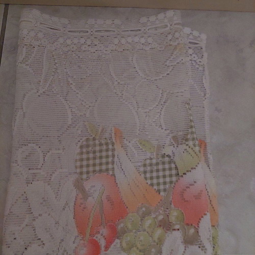 Kitchen curtain used with fruit patterns, size 98×40