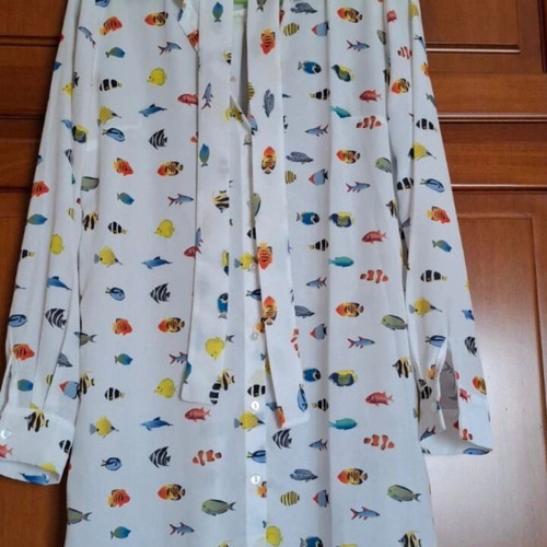 275th Athens shirt dress like new, size S/M, white