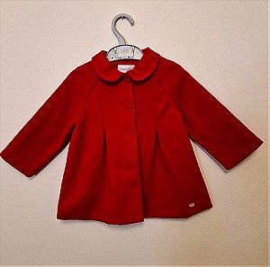 ΠΤΩΣΗ ΤΙΜΗΣ: Κόκκινο παιδικό παλτό Μayoral - Μέγεθος: 18 μηνών (86cm)