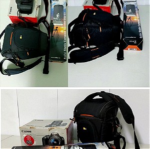 CANON EOS 1200D + φακός 18-55 IS Kit + φορτιστής + Τσάντα Μεταφοράς + Κάρτα μνήμης 8 GB