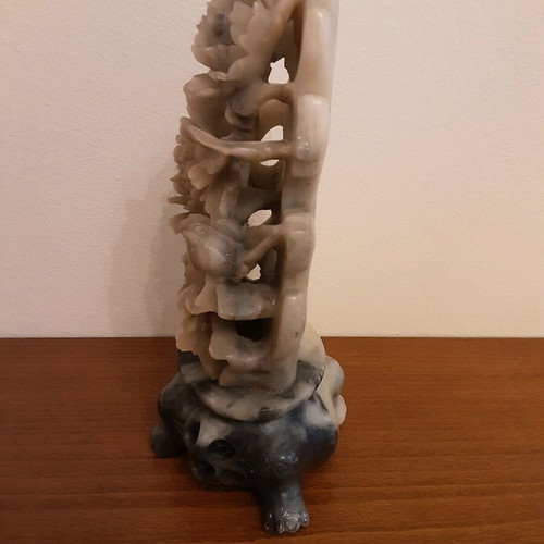 Handmade Chinese decoration used, made of steatite