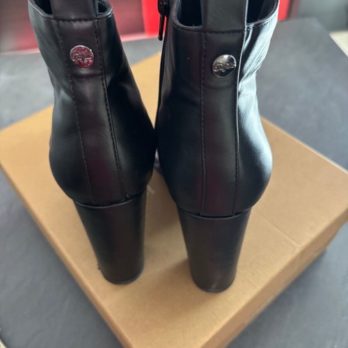 Buffalo leather ankle boots like new, size 38, black