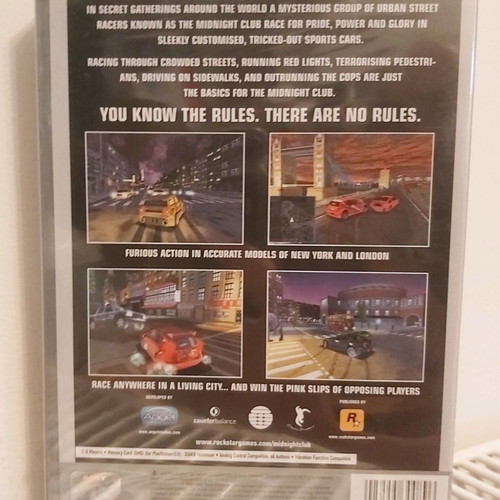 Midnight Club Street Racing Platinum for PlayStation 2 new, sealed