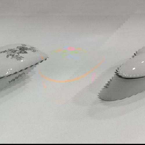 Vintage floral κουτάκι καρδιάς Lippelsdorf μεταχειρισμένο