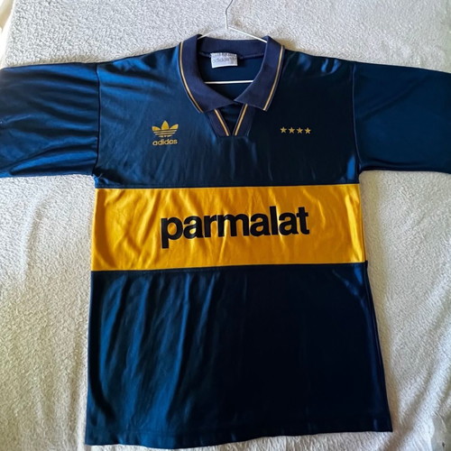 Boca Juniors 1993 Parmalat home jersey used