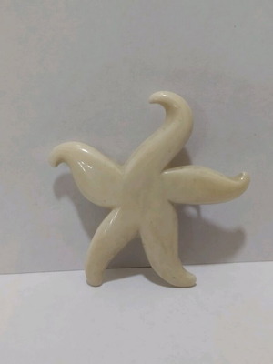 Plastic starfish pin vintage, new, 1970s