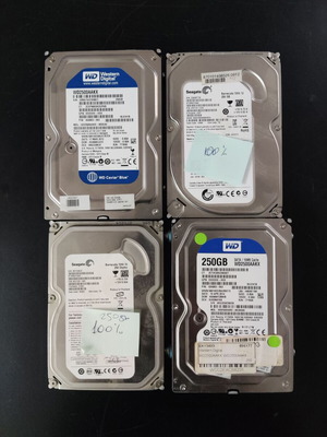 Hdd internal hard drives used for desktop 250GB pack of 4
