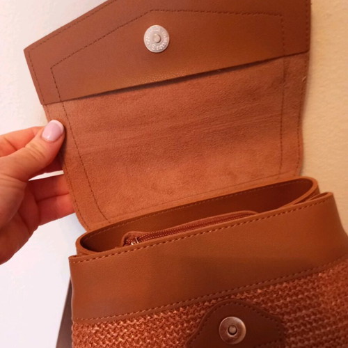 Verde tan backpack bag like new