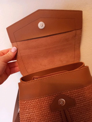 Verde tan backpack bag like new