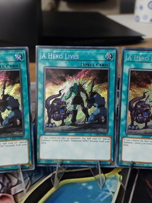 A Hero Lives V.3 Secret Rare Yu-Gi-Oh! card new