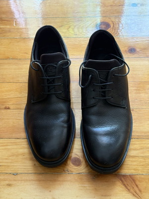 Mexx Black Leather Derby Shoes Size EU 41 used