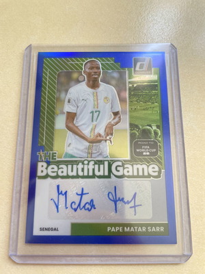 2025-26 Panini Road to World Cup Pape Matar Sarr Auto card