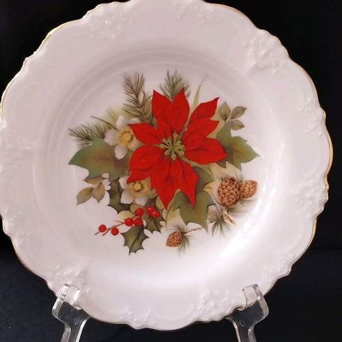 Tirschenreuth Germany Christmas deep serving plate