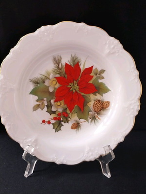 Tirschenreuth Germany Christmas deep serving plate