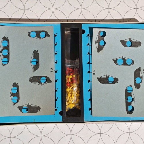 Electro Ναυμαχία board game used, vintage 70s-80s