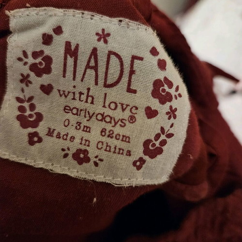 Baby dress 0-3 months used, burgundy, winter or autumn