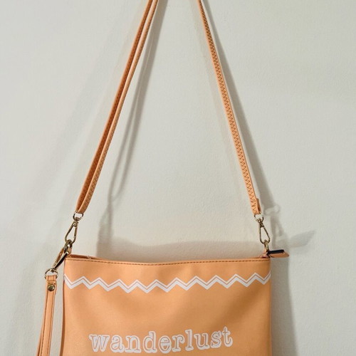Zuiki apricot crossbody bag like new