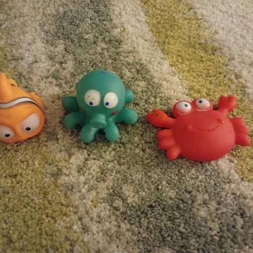 Bath squirters sea animals used, bath toys