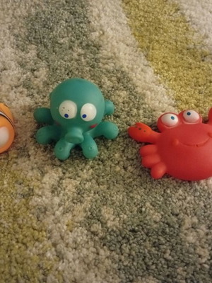 Bath squirters sea animals used, bath toys