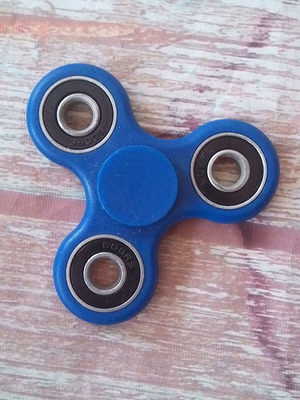 Fidget Spinner Anti Stress Blue toy used